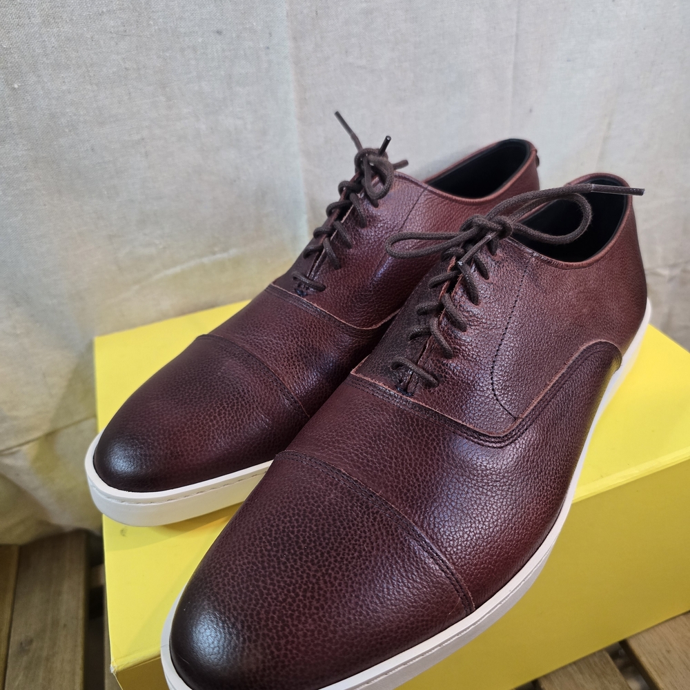 Allen Edmonds Burgundy Leather Casual Shoes - Picture 2 of 6